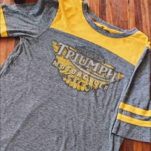 Lucky Brand || Triumph Motorcycles Tee || Size M
